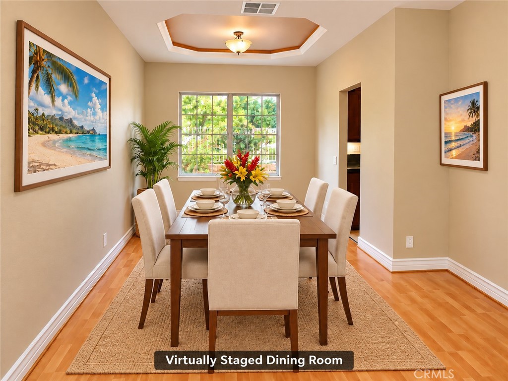 Virtually Staged Dining Room - 17 Northwinds, Aliso Viejo CA 92656 - photo 5