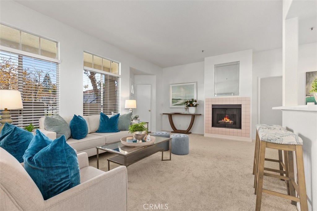 great room (fire digitally added) - 195 Cinnamon Teal, Aliso Viejo CA 92656 - photo 6