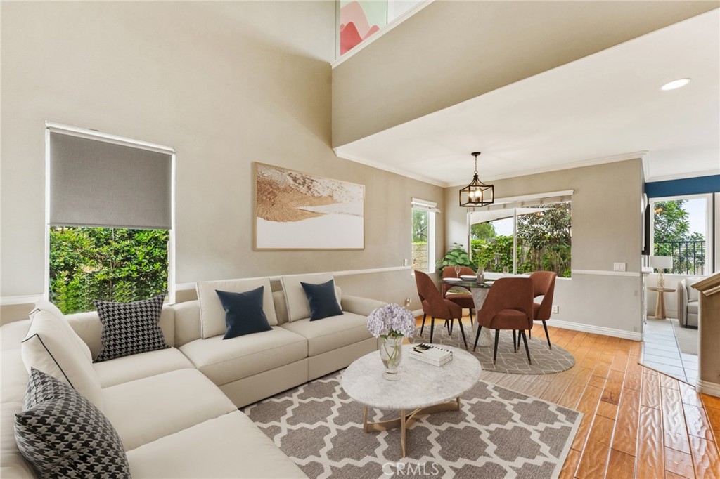 Living Room, virtually staged. - 2 Astoria Court, Aliso Viejo CA 92656 - photo 1