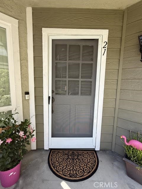 Front Door with Screen - 21 CAMBRIA Lane, Aliso Viejo CA 92656 - photo 6