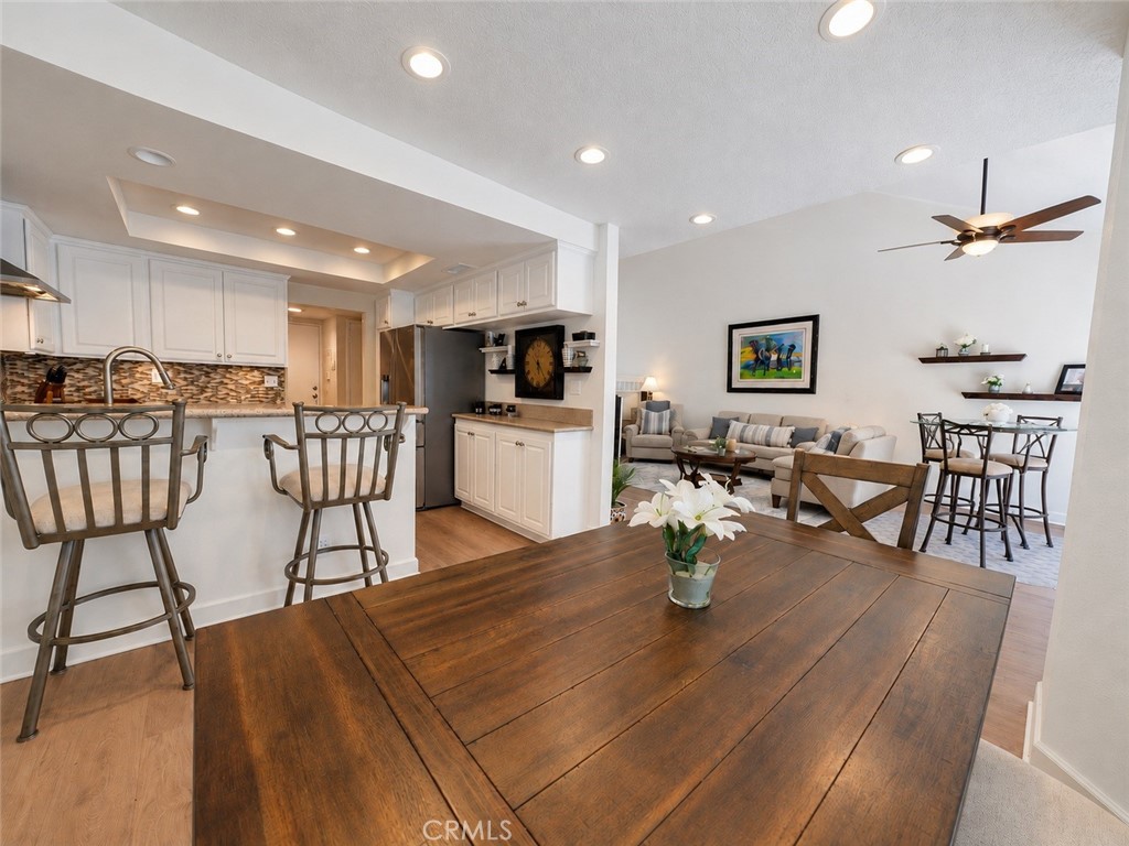 Nook view of Kitchen and Living area - 35 Pepperwood, Aliso Viejo CA 92656 - photo 13