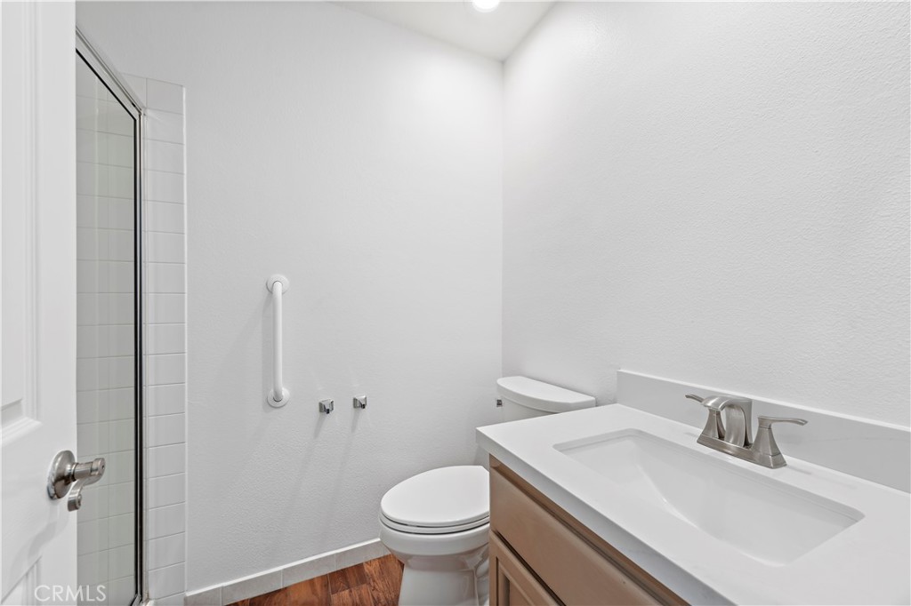 Downstairs full bath includes a shower. - 47 Donatello, Aliso Viejo CA 92656 - photo 5