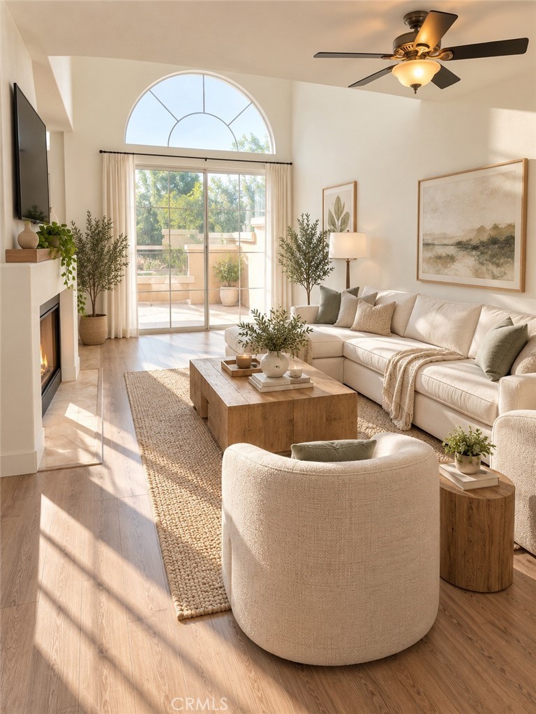 Living Room and Dining Room- Virtually Staged - 5 Opera, Aliso Viejo CA 92656 - photo 11