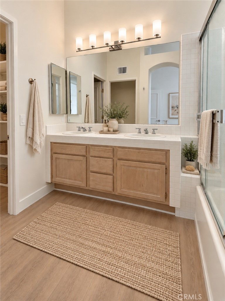 Primary Suite Bathroom #1- Virtually Staged - 5 Opera, Aliso Viejo CA 92656 - photo 15