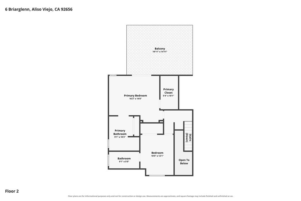 Floor 2 - Floor Plan - 6 Briarglenn, Aliso Viejo CA 92656 - photo 37
