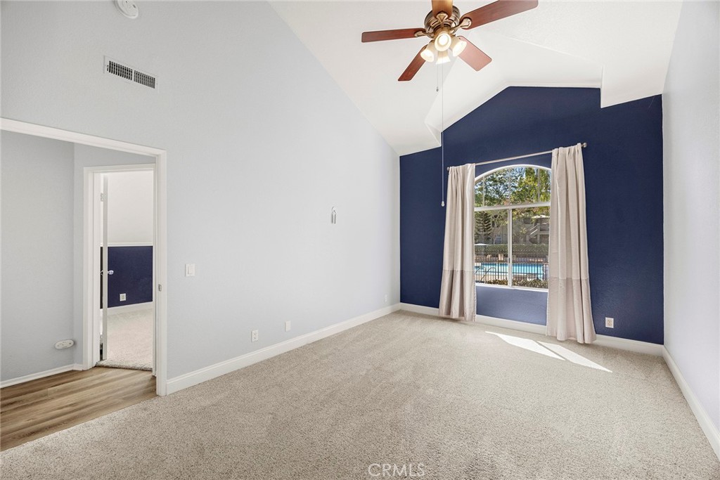 Actual view of the spacious primary bedroom. - 66 Cinnamon Teal, Aliso Viejo CA 92656 - photo 20