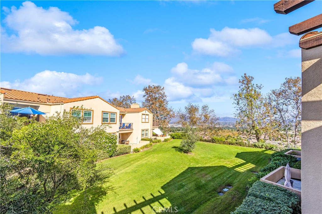 View of mountains and green space from your patio. - 68 Verdin Lane, Aliso Viejo CA 92656 - photo 14