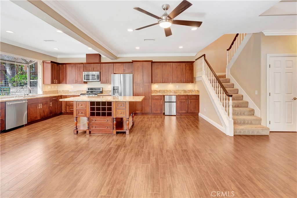 Open Kitchen and stairway - 84 Matisse, Aliso Viejo CA 92656 - photo 6