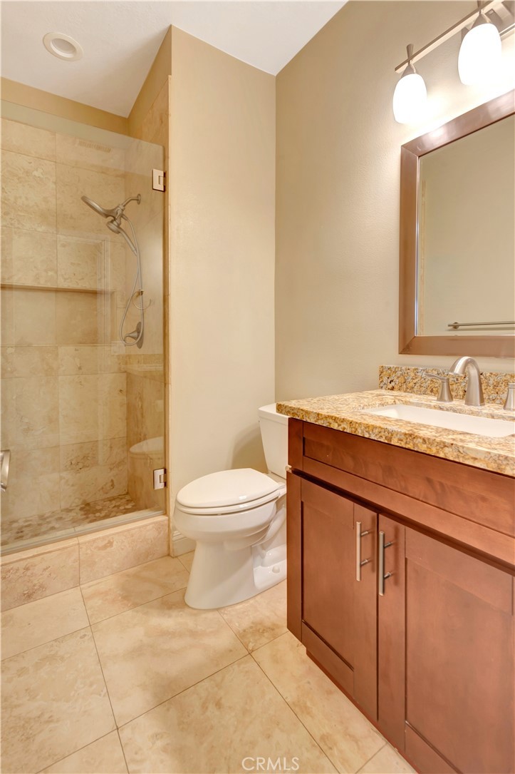Main floor bathroom with walk-in shower - 84 Matisse, Aliso Viejo CA 92656 - photo 9