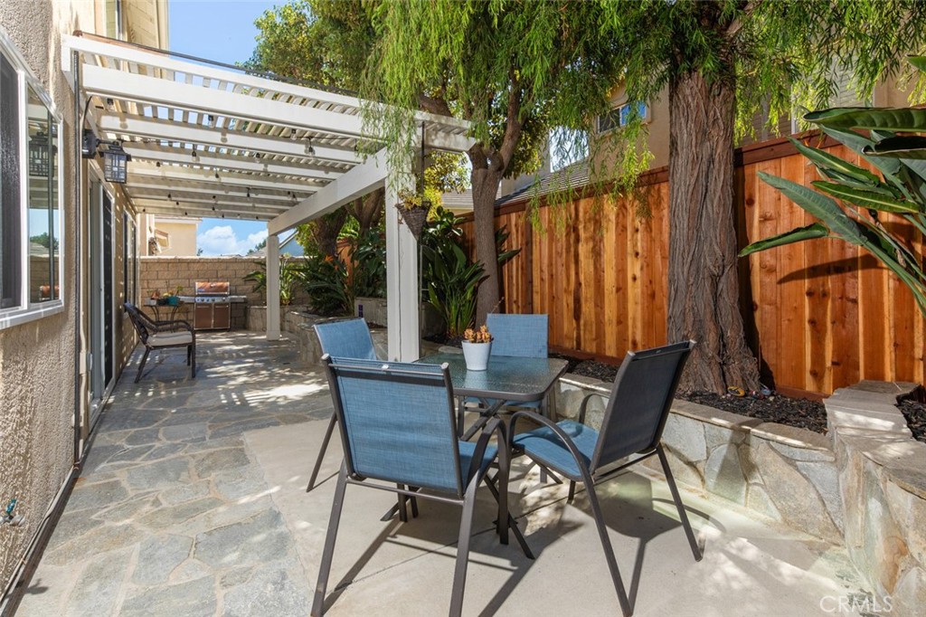 Backyard has new fences with block fencing on both sides for added privacy - 9 Sequoia, Aliso Viejo CA 92656 - photo 13