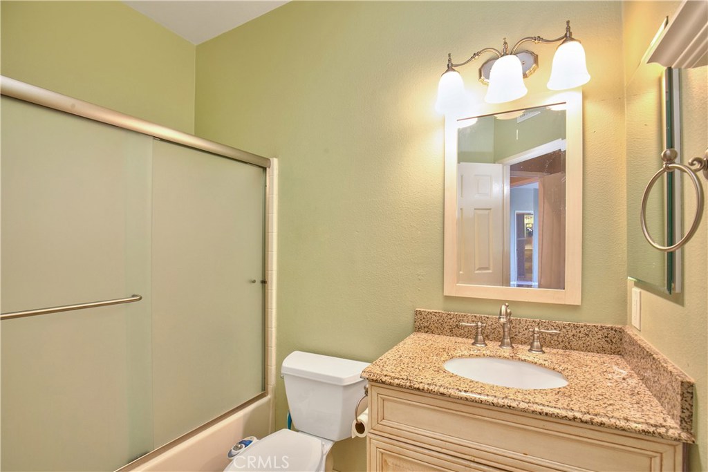 Upstairs bathroom attached to secondary bedroom - 1069 S Positano, Anaheim Hills CA 92808 - photo 10
