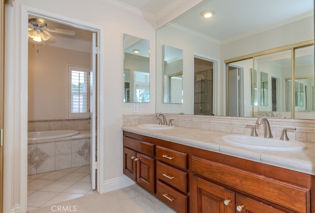Primary bathroom. - 4711 E Fairfield Street, Anaheim Hills CA 92807 - photo 28