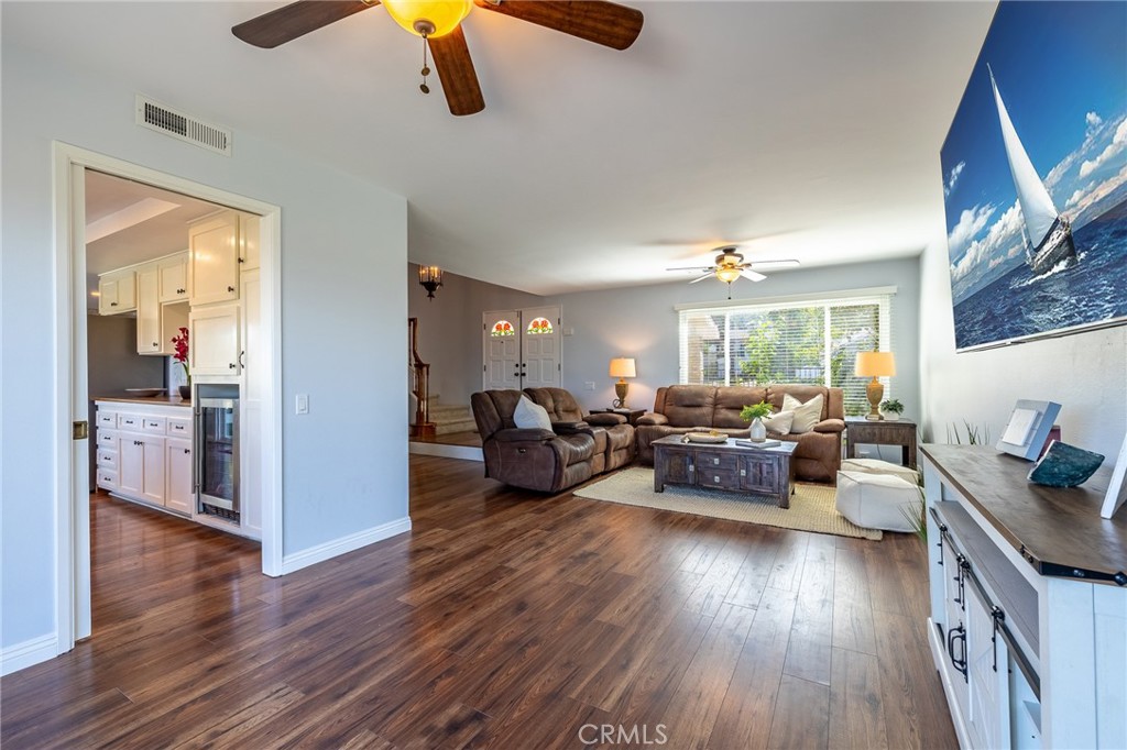 Large Dining Area off the Living Room - 5217 E Rolling Hills Drive, Anaheim Hills CA 92807 - photo 14