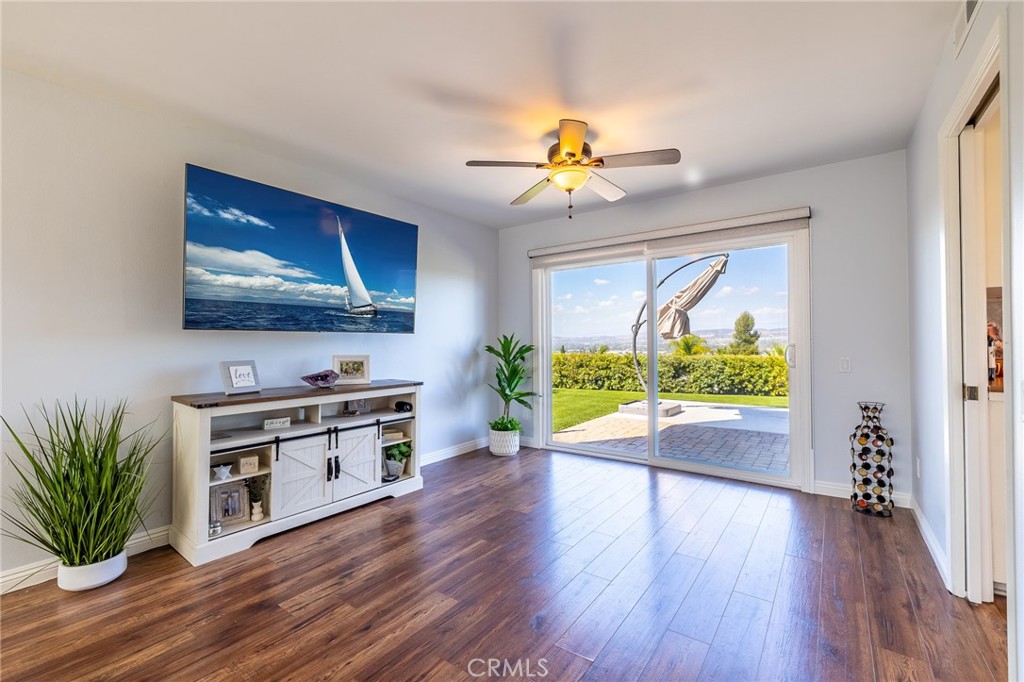 Opens to the Beautiful Backyard and Views - 5217 E Rolling Hills Drive, Anaheim Hills CA 92807 - photo 15