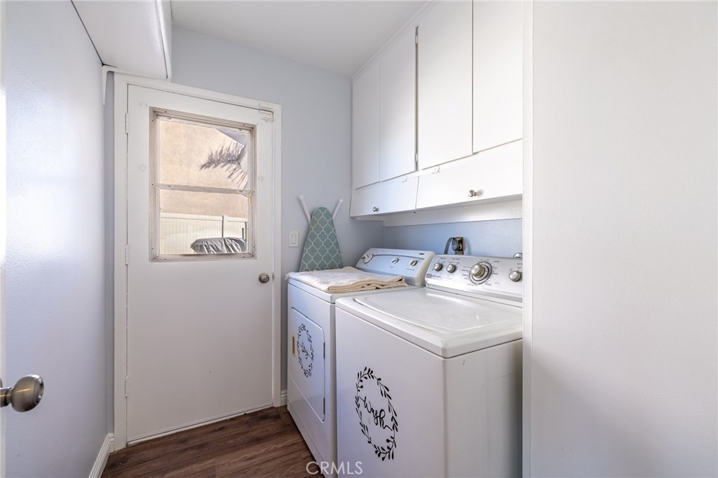 Inside Laundry Room with cabinets! - 5217 E Rolling Hills Drive, Anaheim Hills CA 92807 - photo 31