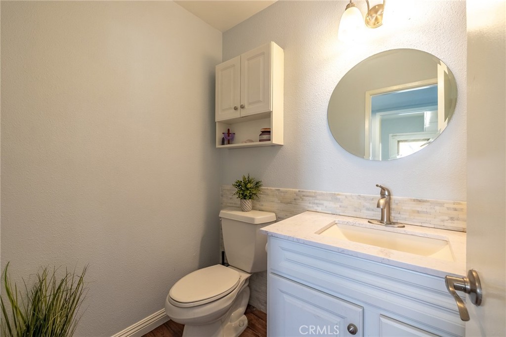 Downstairs Half Bath - 5217 E Rolling Hills Drive, Anaheim Hills CA 92807 - photo 32