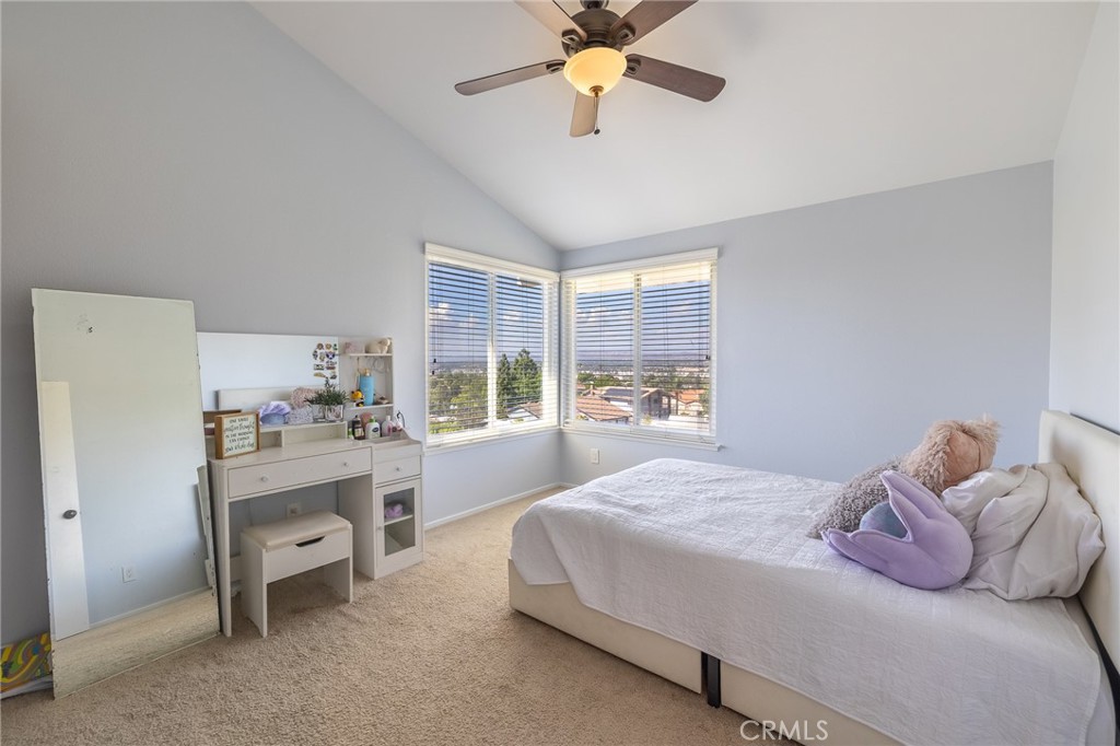 Bedroom #2 with great views! - 5217 E Rolling Hills Drive, Anaheim Hills CA 92807 - photo 40