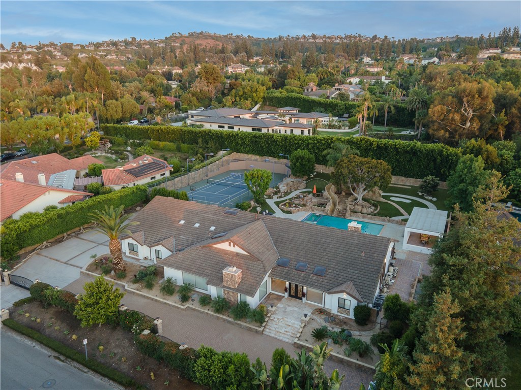 Approx. 40,000 SF lot with a tennis court, pool, etc. - 621 S Peralta Hills Drive, Anaheim Hills CA 92807 - photo 1