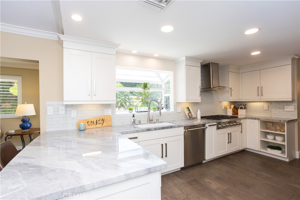 Beautiful Custom Cabinets with Marble Countertops. - 8505 E Meadowridge, Anaheim Hills CA 92808 - photo 19