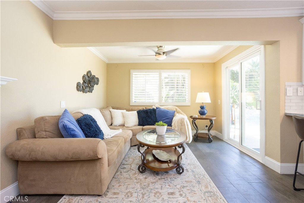 Family Room with Access to the Backyard - 8505 E Meadowridge, Anaheim Hills CA 92808 - photo 24