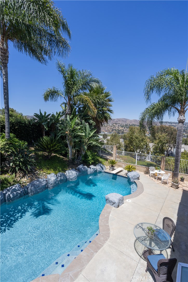 Pool with a Beautiful View of Anaheim Hills - 8505 E Meadowridge, Anaheim Hills CA 92808 - photo 45