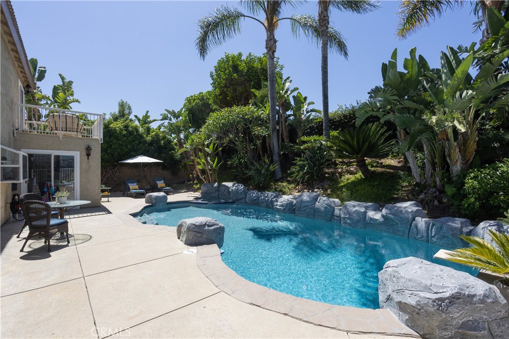 Spcaious Deck Area Around the Pool - 8505 E Meadowridge, Anaheim Hills CA 92808 - photo 49
