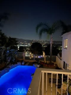 Amazing Night Views from Primary Bedroom Balcony. - 8505 E Meadowridge, Anaheim Hills CA 92808 - photo 51