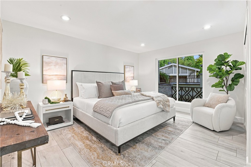First Floor Primary Bedroom - 991 S Park Rim Circle, Anaheim Hills CA 92807 - photo 14