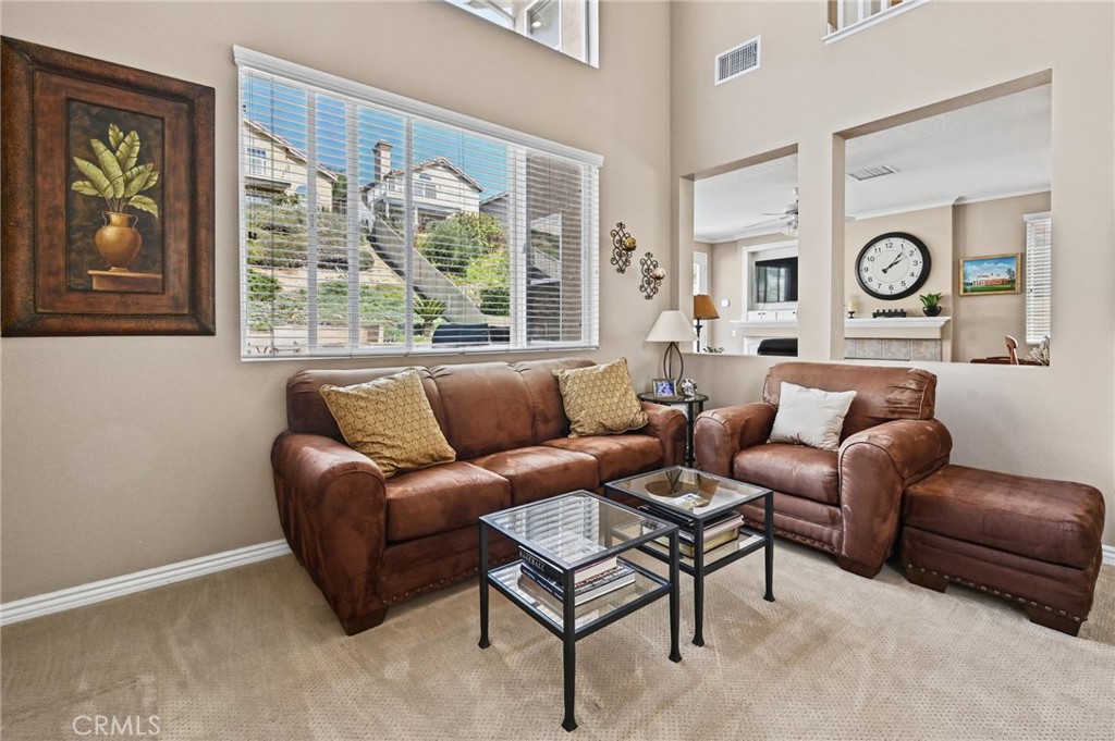 The Living Room has high ceilings and lots of light! - 1028 S Brianna Way, Anaheim CA 92808 - photo 8