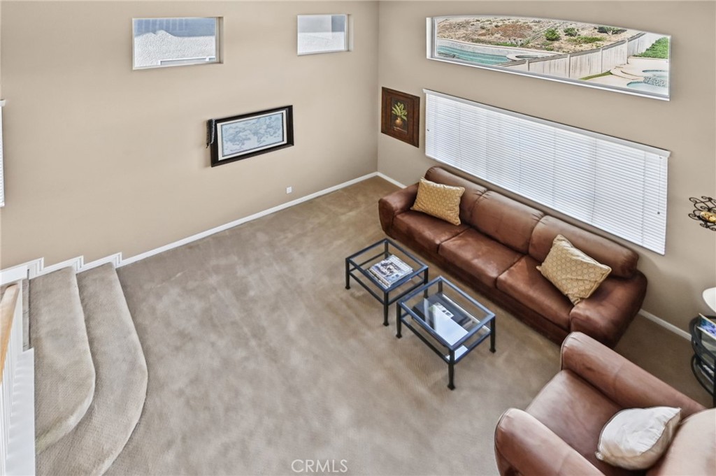 View of the Living Room from upstairs - 1028 S Brianna Way, Anaheim CA 92808 - photo 28