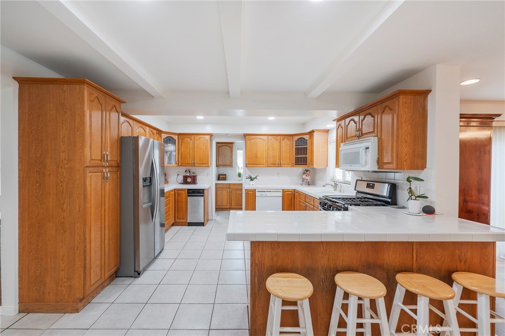 Huge kitchen with recessed lighting - 1441 S Loara Street, Anaheim CA 92802 - photo 1