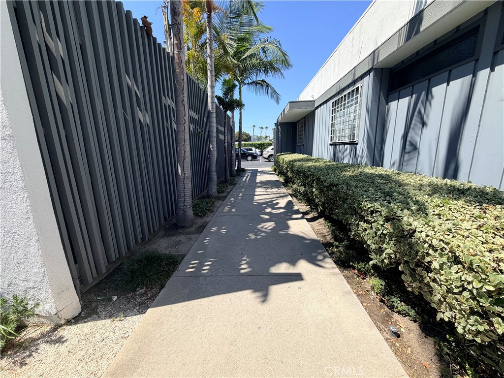 Path from Romneya to parking in back along side our Garden unit - 1731 W Romneya Drive, Anaheim CA 92801 - photo 29