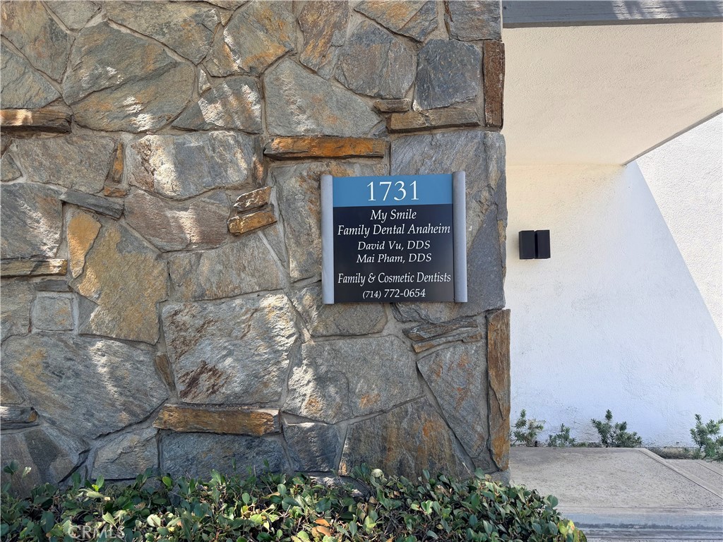 Address Plaque - 1731 W Romneya Drive, Anaheim CA 92801 - photo 3