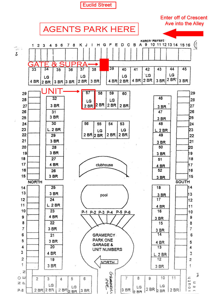 Map of Gramercy Park Complex - 1800 W Gramercy Avenue 57, Anaheim CA 92801 - photo 1