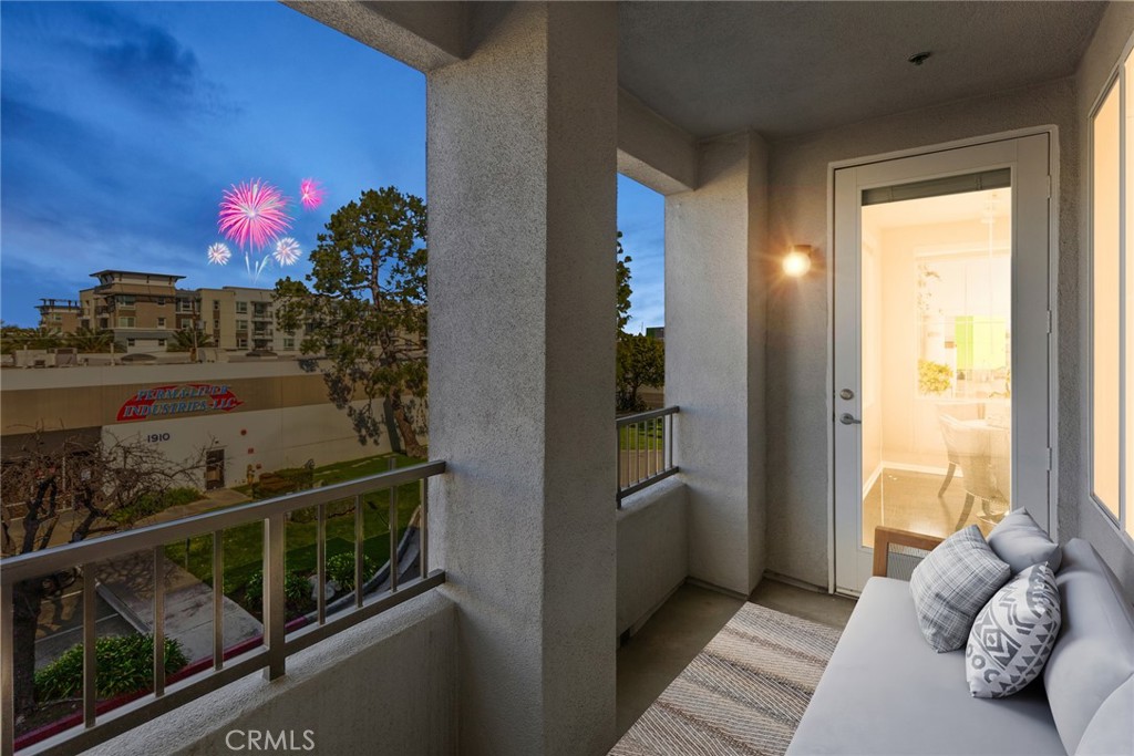 Get a peak-a-boo view of the top of Disneyland Fireworks from the balcony. - 1801 E Katella Avenue 3063, Anaheim CA 92805 - photo 1