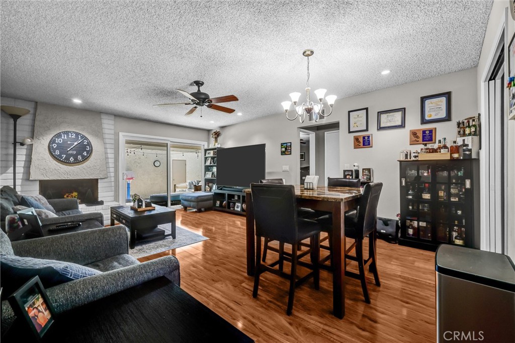 Open concept living room / dining - 2035 E Blackwood, Anaheim CA 92806 - photo 4