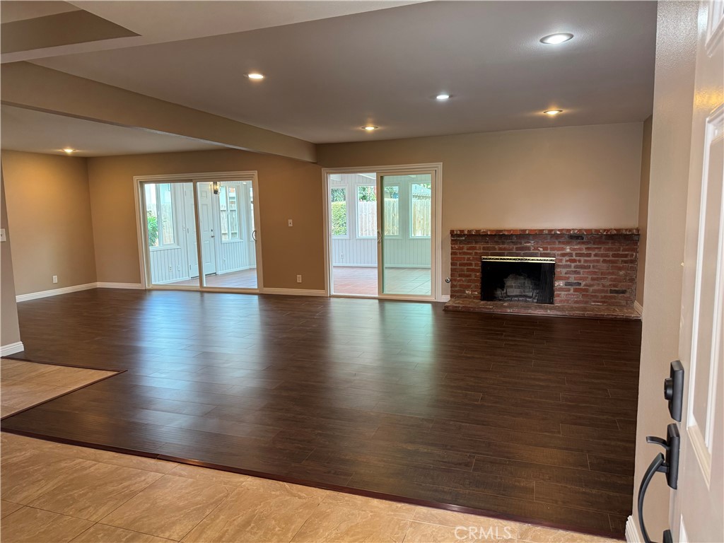 Living room with fireplace - 2443 E Westport Circle, Anaheim CA 92806 - photo 1