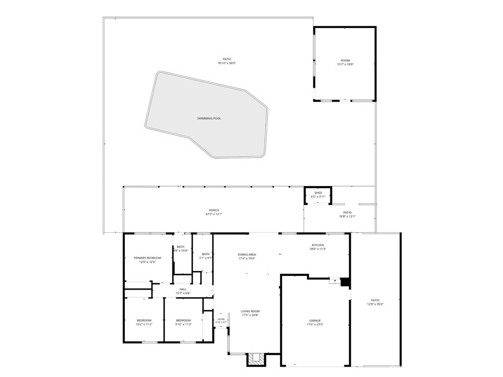 Measurements are approximate and digitally measured, not physically measured. Buyer to verify all measurements. - 3122 W Glen Holly Drive, Anaheim CA 92804 - photo 4