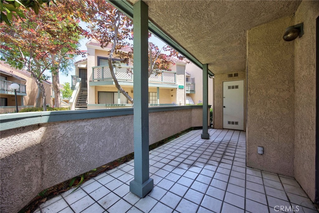 Patio off family room - 3537 W Greentree Circle C, Anaheim CA 92804 - photo 23