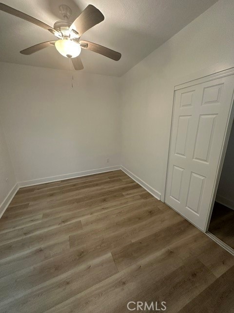 Bedroom #1 with ceiling fan - 423 S Helena, Anaheim CA 92805 - photo 8