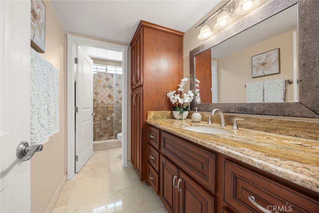 Downstairs bath - 4962 E Glenview, Anaheim CA 92807 - photo 25