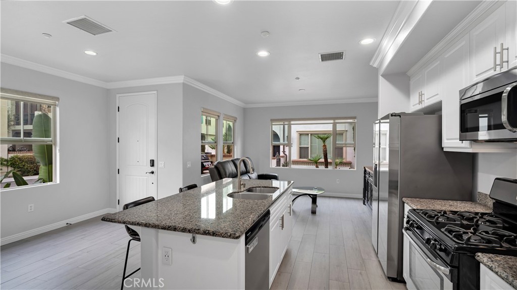 Great Room - Kitchen, Living and Dining Area - 514 S Melrose, Anaheim CA 92805 - photo 6