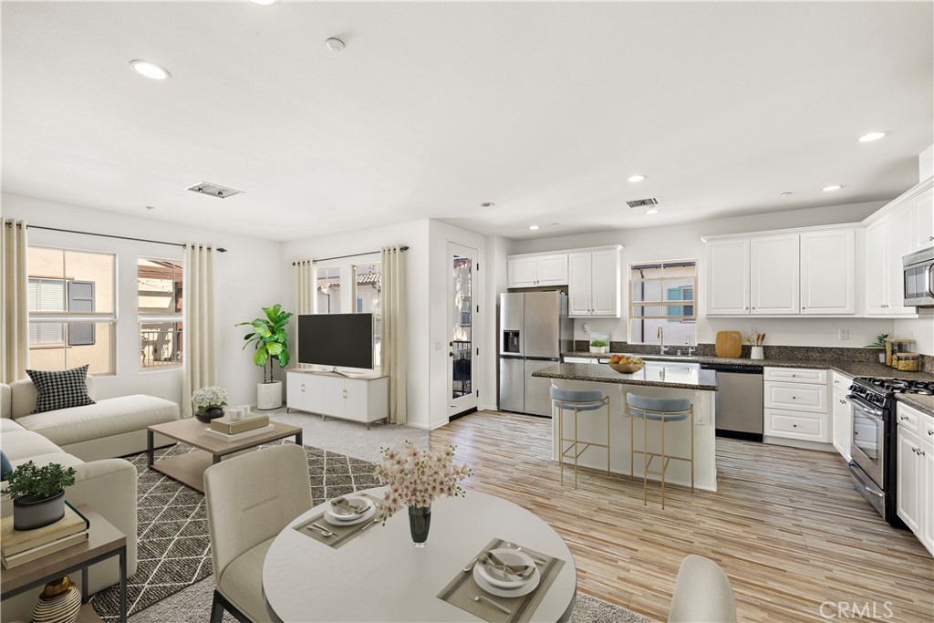 Living Room - Virtually Staged - 522 S Melrose, Anaheim CA 92805 - photo 1