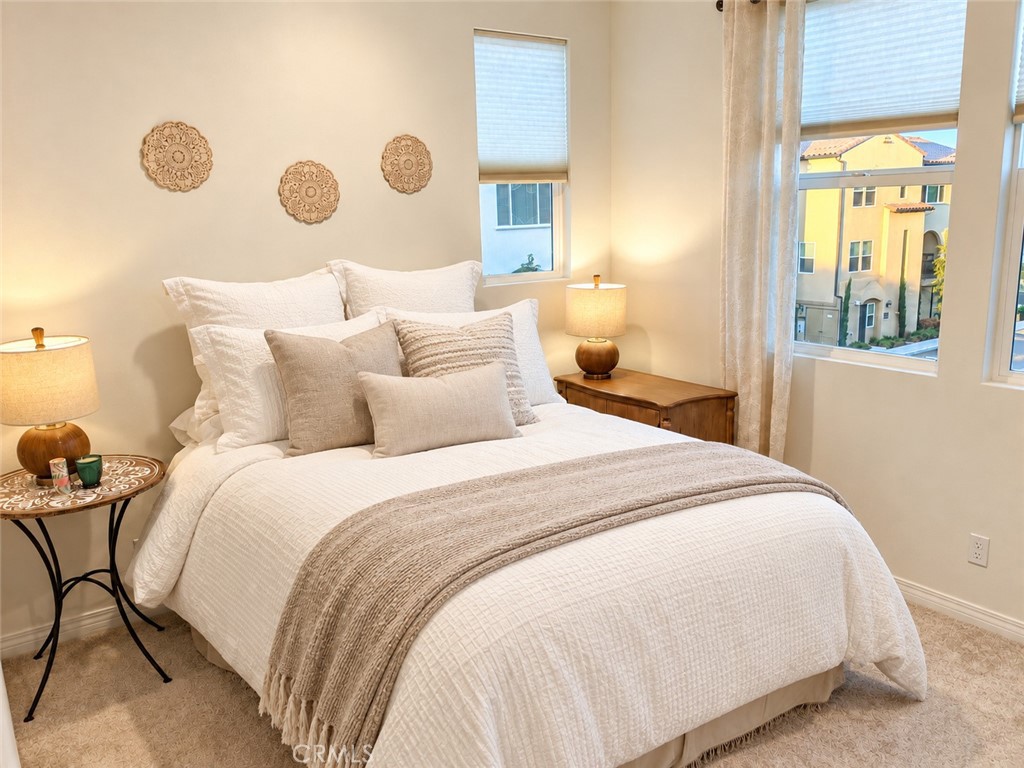 Second bedroom - ai staged - 666 S District, Anaheim CA 92805 - photo 14
