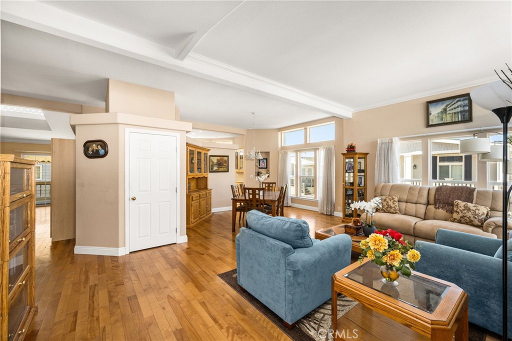 View of the Family Room & Dining Space from the Front Door. - 70 Cherry, Anaheim CA 92801 - photo 8