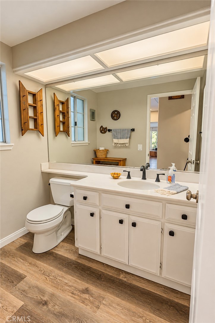 Downstairs half bath - 740 S Crown Pointe, Anaheim CA 92807 - photo 25