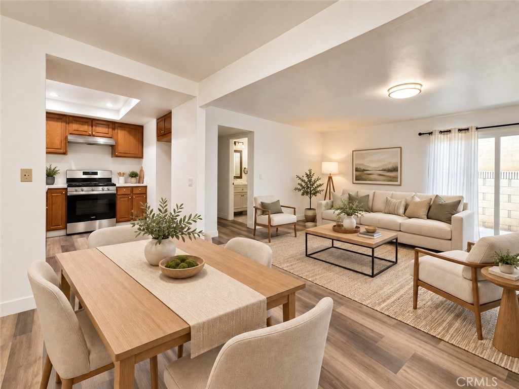 Digitally staged - 840 Anaheim B, Anaheim CA 92805 - photo 1
