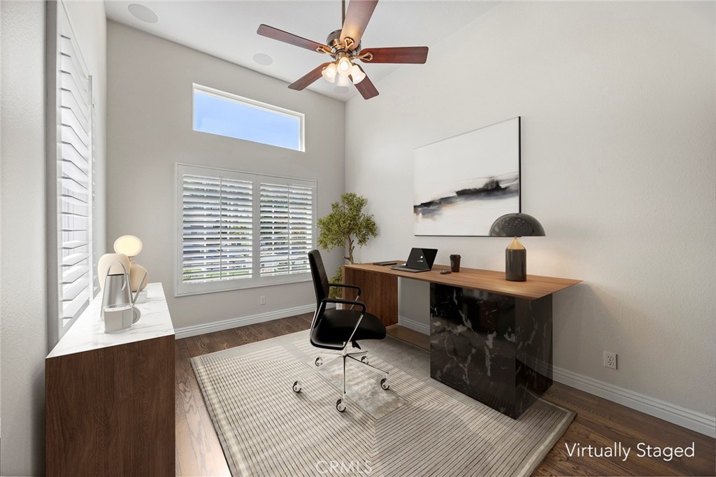 Front Bedroom can also be set up as an office - 8751 E Running Springs Drive, Anaheim Hills CA 92808 - photo 5