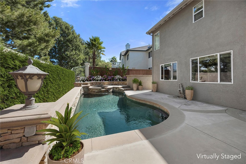 Pool recently updated with a new pool heater. - 8751 E Running Springs Drive, Anaheim Hills CA 92808 - photo 28
