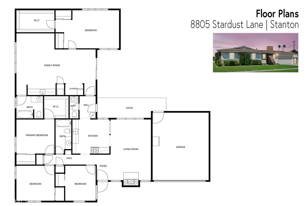 Floor Plans - 8805 Stardust Lane, Anaheim CA 92804 - photo 8